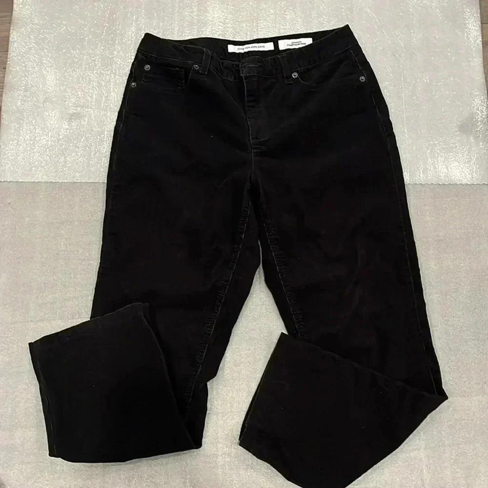 ❤️2/$50❤️[US8]Jones New York  Lexington Straight Black Corduroy Pants